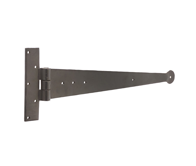 This is an image showing the Frelan - Valley Forge 370mm Tee Hinges - Black available to order from T.H. Wiggans Ironmongery in Kendal