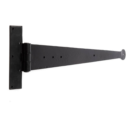 This is an image showing the Frelan - Valley Forge 445mm Tee Hinges - Black available to order from T.H. Wiggans Ironmongery in Kendal