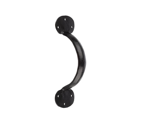 This is an image showing the Frelan - Valley Forge 169mm Cabinet Handle - Black available to order from T.H. Wiggans Ironmongery in Kendal