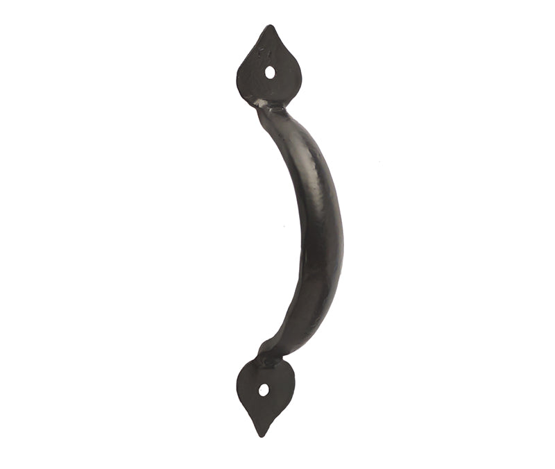 This is an image showing the Frelan - Vally Forge 128mm Tear Cabinet Pull Handle - Black available to order from T.H. Wiggans Ironmongery in Kendal