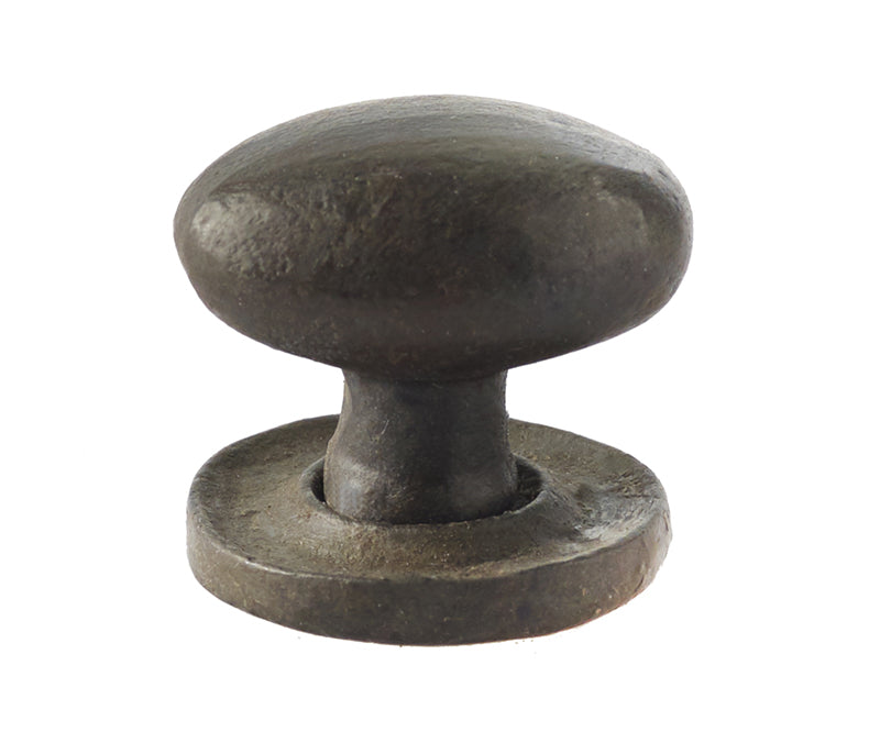 This is an image showing the Frelan - Valley Forge Oval Cabinet Knob - Beeswax available to order from T.H. Wiggans Ironmongery in Kendal