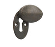 This is an image showing the Frelan - Valley Forge Oval Covered Standard Key Escutcheon - Beeswax available to order from T.H. Wiggans Ironmongery in Kendal