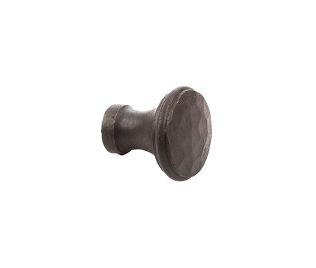 This is an image showing the Frelan - Valley Forge 20mm Hammered Cabinet Knobs - Beeswax available to order from T.H. Wiggans Ironmongery in Kendal