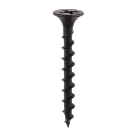 This is an image showing TIMCO Drywall Screws - Coarse Thread - PH - Bugle - Black - 3.5 x 38 - 350 Pieces TIMbag available from T.H Wiggans Ironmongery in Kendal, quick delivery at discounted prices.