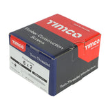 This is an image showing TIMCO Twin-Threaded Woodscrews - PZ - Double Countersunk - Zinc - 6 x 2 - 200 Pieces Box available from T.H Wiggans Ironmongery in Kendal, quick delivery at discounted prices.