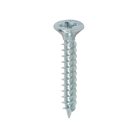 This is an image showing TIMCO Twin-Threaded Woodscrews - PZ - Double Countersunk - Zinc - 7 x 1 - 200 Pieces Box available from T.H Wiggans Ironmongery in Kendal, quick delivery at discounted prices.