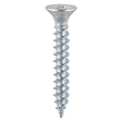 This is an image showing TIMCO Twin-Thread Woodscrews - PZ - Double Countersunk - Zinc - 8 x 2 - 16 Pieces TIMpac available from T.H Wiggans Ironmongery in Kendal, quick delivery at discounted prices.