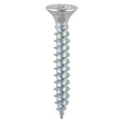 This is an image showing TIMCO Twin-Thread Woodscrews - PZ - Double Countersunk - Zinc - 10 x 3 - 8 Pieces TIMpac available from T.H Wiggans Ironmongery in Kendal, quick delivery at discounted prices.