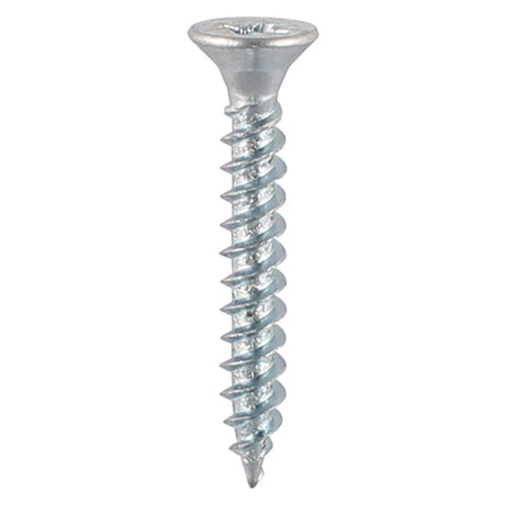 This is an image showing TIMCO Twin-Thread Woodscrews - PZ - Double Countersunk - Zinc - 10 x 3 - 8 Pieces TIMpac available from T.H Wiggans Ironmongery in Kendal, quick delivery at discounted prices.