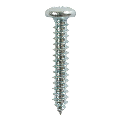 This is an image showing TIMCO Self-Tapping Screws - PZ - Pan - Zinc - 6 x 1/4 - 30 Pieces TIMpac available from T.H Wiggans Ironmongery in Kendal, quick delivery at discounted prices.