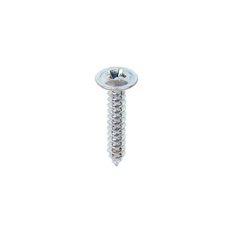 This is an image showing TIMCO Metal Tapping Screws - PZ - Flange - Self-Tapping - Zinc - 6 x 3/4 - 200 Pieces Box available from T.H Wiggans Ironmongery in Kendal, quick delivery at discounted prices.