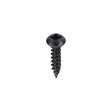 This is an image showing TIMCO Blackjax Woodscrews - PZ - Round - Black Organic - 6 x 5/8 - 200 Pieces Box available from T.H Wiggans Ironmongery in Kendal, quick delivery at discounted prices.