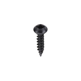 This is an image showing TIMCO Blackjax Woodscrews - PZ - Round - Black Organic - 6 x 5/8 - 200 Pieces Box available from T.H Wiggans Ironmongery in Kendal, quick delivery at discounted prices.