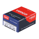 This is an image showing TIMCO Blackjax Woodscrews - PZ - Round - Black Organic - 6 x 5/8 - 200 Pieces Box available from T.H Wiggans Ironmongery in Kendal, quick delivery at discounted prices.