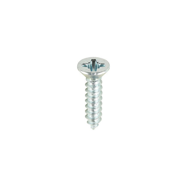 This is an image showing TIMCO Metal Tapping Screws - PZ - Countersunk - Self-Tapping - Zinc - 6 x 5/8 - 200 Pieces Box available from T.H Wiggans Ironmongery in Kendal, quick delivery at discounted prices.