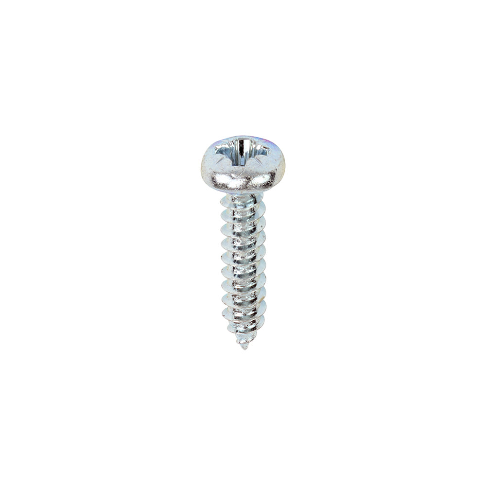 This is an image showing TIMCO Self-Tapping Screws - PZ - Pan - Zinc - 6 x 5/8 - 200 Pieces Box available from T.H Wiggans Ironmongery in Kendal, quick delivery at discounted prices.