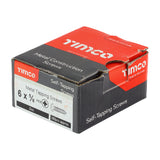 This is an image showing TIMCO Self-Tapping Screws - PZ - Pan - Zinc - 6 x 5/8 - 200 Pieces Box available from T.H Wiggans Ironmongery in Kendal, quick delivery at discounted prices.