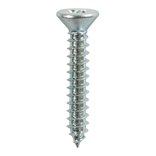 This is an image showing TIMCO Self-Tapping Screws - PZ - Countersunk - Zinc - 8 x 1/2 - 22 Pieces TIMpac available from T.H Wiggans Ironmongery in Kendal, quick delivery at discounted prices.