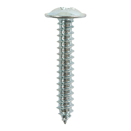 This is an image showing TIMCO Self-Tapping Screws - PZ - Flange Head - Zinc - 8 x 3/8 - 16 Pieces TIMpac available from T.H Wiggans Ironmongery in Kendal, quick delivery at discounted prices.