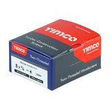 This is an image showing TIMCO Blackjax Woodscrews - PZ - Round - Black Organic - 8 x 5/8 - 200 Pieces Box available from T.H Wiggans Ironmongery in Kendal, quick delivery at discounted prices.