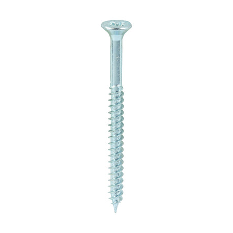 This is an image showing TIMCO Twin-Threaded Woodscrews - PZ - Double Countersunk - Zinc - 6 x 1 3/4 - 200 Pieces Box available from T.H Wiggans Ironmongery in Kendal, quick delivery at discounted prices.