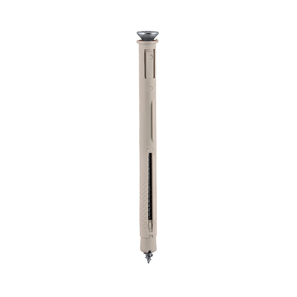 This is an image showing TIMCO Nylon Frame Anchors - PZ - Yellow - 8.0 x 100 - 100 Pieces Box available from T.H Wiggans Ironmongery in Kendal, quick delivery at discounted prices.