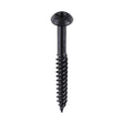 This is an image showing TIMCO Blackjax Woodscrews - PZ - Round - Black Organic - 8 x 1 1/2 - 200 Pieces Box available from T.H Wiggans Ironmongery in Kendal, quick delivery at discounted prices.