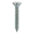 This is an image showing TIMCO Self-Tapping Screws - PZ - Countersunk - Zinc - 8 x 1 1/2 - 14 Pieces TIMpac available from T.H Wiggans Ironmongery in Kendal, quick delivery at discounted prices.