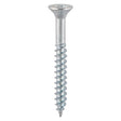 This is an image showing TIMCO Twin-Thread Woodscrews - PZ - Double Countersunk - Zinc - 8 x 1 1/2 - 350 Pieces TIMbag available from T.H Wiggans Ironmongery in Kendal, quick delivery at discounted prices.