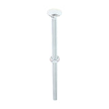 This is an image showing TIMCO Carriage Bolts & Hex Nuts - Zinc - M8 x 150 - 25 Pieces Box available from T.H Wiggans Ironmongery in Kendal, quick delivery at discounted prices.