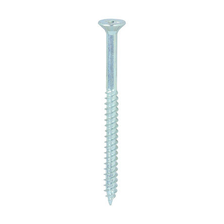 This is an image showing TIMCO Twin-Threaded Woodscrews - PZ - Double Countersunk - Zinc - 8 x 2 1/4 - 200 Pieces Box available from T.H Wiggans Ironmongery in Kendal, quick delivery at discounted prices.