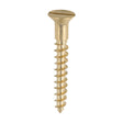 This is an image showing TIMCO Solid Brass Timber Screws - SLOT - Countersunk - 10 x 1 1/2 - 200 Pieces Box available from T.H Wiggans Ironmongery in Kendal, quick delivery at discounted prices.