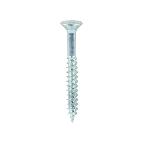 This is an image showing TIMCO Twin-Threaded Woodscrews - PZ - Double Countersunk - Zinc - 10 x 1 3/4 - 200 Pieces Box available from T.H Wiggans Ironmongery in Kendal, quick delivery at discounted prices.