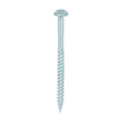 This is an image showing TIMCO Twin-Threaded Woodscrews - PZ - Round - Zinc - 10 x 2 1/2 - 200 Pieces Box available from T.H Wiggans Ironmongery in Kendal, quick delivery at discounted prices.