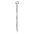 This is an image showing TIMCO Heavy Duty Timber Screws - Hex - Exterior - Silver - 10 x 60 - 10 Pieces TIMbag available from T.H Wiggans Ironmongery in Kendal, quick delivery at discounted prices.