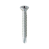 This is an image showing TIMCO Window Fabrication Screws - Countersunk - PH - Self-Tapping - Self-Drilling Point - Zinc - 3.9 x 32 - 1000 Pieces Box available from T.H Wiggans Ironmongery in Kendal, quick delivery at discounted prices.