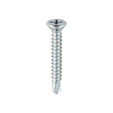 This is an image showing TIMCO Window Fabrication Screws - Countersunk - PH - Self-Tapping - Self-Drilling Point - Zinc - 3.9 x 29 - 1000 Pieces Box available from T.H Wiggans Ironmongery in Kendal, quick delivery at discounted prices.