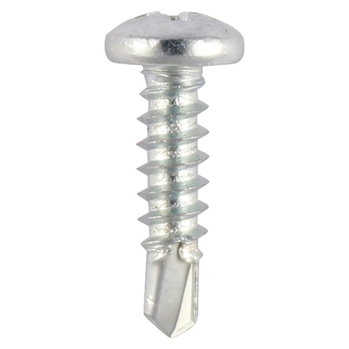 This is an image showing TIMCO Window Fabrication Screws - Pan - PH - Self-Tapping Thread - Self-Drilling Point - Zinc - 4.2 x 19 - 1000 Pieces Box available from T.H Wiggans Ironmongery in Kendal, quick delivery at discounted prices.