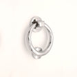 This is an image of Spira Brass - Ring Door Knocker 110mm Polished Chrome available to order from T.H Wiggans Architectural Ironmongery in Kendal, quick delivery and discounted prices.