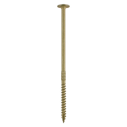 This is an image showing TIMCO Timber Screws - TX - Wafer - Exterior - Green - 6.7 x 150 - 4 Pieces TIMpac available from T.H Wiggans Ironmongery in Kendal, quick delivery at discounted prices.