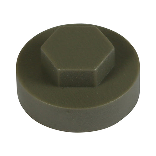 This is an image showing TIMCO Hex Head Cover Caps - Quartz - 16mm - 1000 Pieces Bag available from T.H Wiggans Ironmongery in Kendal, quick delivery at discounted prices.