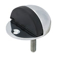 This is an image showing TIMCO Oval Door Stop - Polished Chrome - 47mm - 1 Each Bag available from T.H Wiggans Ironmongery in Kendal, quick delivery at discounted prices.