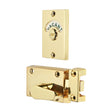 This is an image showing TIMCO Indicator Bolt - Electro Brass - 66mm - 1 Each Box available from T.H Wiggans Ironmongery in Kendal, quick delivery at discounted prices.
