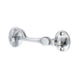 This is an image showing TIMCO Cabin Hook - Satin Chrome - 75mm - 1 Each Bag available from T.H Wiggans Ironmongery in Kendal, quick delivery at discounted prices.