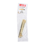 This is an image showing TIMCO Necked Barrel Bolt - Polished Brass - 150 x 25mm - 1 Each Bag available from T.H Wiggans Ironmongery in Kendal, quick delivery at discounted prices.