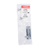 This is an image showing TIMCO Straight Barrel Bolt - Polished Chrome - 75 x 25mm - 1 Each Bag available from T.H Wiggans Ironmongery in Kendal, quick delivery at discounted prices.