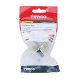 This is an image showing TIMCO Oval Door Stop - Polished Brass - 47mm - 1 Each TIMpac available from T.H Wiggans Ironmongery in Kendal, quick delivery at discounted prices.