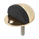 This is an image showing TIMCO Oval Door Stop - Polished Brass - 47mm - 1 Each Bag available from T.H Wiggans Ironmongery in Kendal, quick delivery at discounted prices.