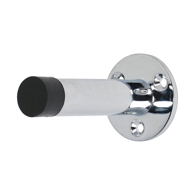 This is an image showing TIMCO Projection Door Stop - Polished Chrome - 70mm - 1 Each Bag available from T.H Wiggans Ironmongery in Kendal, quick delivery at discounted prices.