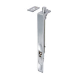 This is an image showing TIMCO Lever Action Flush Bolt - Satin Chrome - 200 x 19mm - 1 Each Bag available from T.H Wiggans Ironmongery in Kendal, quick delivery at discounted prices.